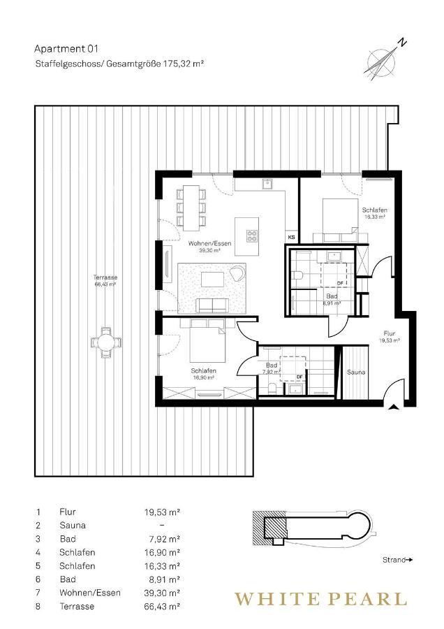 White Pearl Apartment 4 01 Timmendorfer Strand Kültér fotó